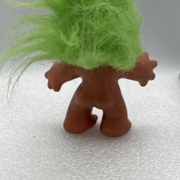 Vintage 1986 Vinyl DAM Troll Doll Green Hair - Picture 6 of 6